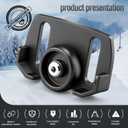 Universal Roller Skid Snow Thrower Shoes | 490-241-0038 Snow Blower Skid Shoes W/Hardware, for Craftsman, MTD, Cub Cadet, Fits Most 2-Stage and 3-Stage Snow Thrower Snowblowers