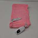 Heating Pad,Electric Heating Pads for Back,Neck,Abdomen,Moist Heating Pad for Shoulder,Knee,Arms,Legs,Dry/Moist Heat & Auto Shut Off,Birthday Gifts for Men and Women, Pink,12x24 Inch