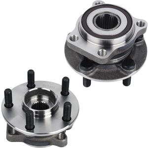 Autoround 513303 Pair Front Wheel Bearing Hub Assembly Compatible with Subaru Outback, Forester, Impreza (Exc STI), Legacy, XV Crosstrek