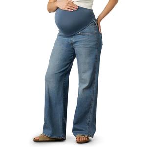 Levi Strauss Signature Gold Women's Maternity Comfort-Stay Wide Leg Jeans