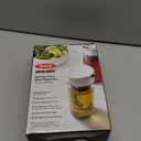 OXO Good Grips Precision Pour Glass Dispenser Set, 2 Piece Oil & Vinegar Set, Clear, White