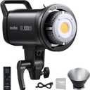 Godox SL100D Daylight LED Video Light, 100W 5600K 32100Lux @1M CRI 96+TLCI 97+ Bowens Mount COB LED Continuous Light, 8 FX Effects 0-100% Brightness Studio Light with APP Control