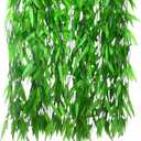 Bird Fiy 50 PCS 376 Feet Artificial Flower Greenery Wicker Rattan Vine Fake Foliage Leaf Flowers Plants Garland Garden Decoration