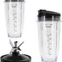 10cm Diameter 6 Fins Extractor Blades Replacement Part with 24OZ Cups for Ninja Blender Only fit for Nutri Ninja Auto iQ BL450-70 BL451-70 BL454-70 BL455-70 BL482-70