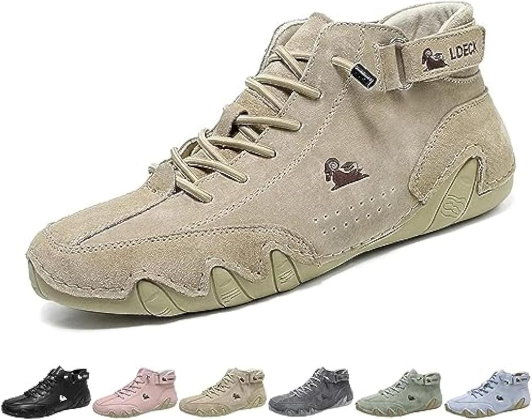 Explorer Waterproof Lightweight Unisex Outdoor Shoes for Hiking Camping & Driving Shoes High Top Chukka Boots Non-Slip Breathable Women&Men Italian Handmade Sports Shoe, Size: 10 Women/8.5 Men