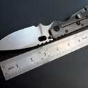 Eafengrow EF225 Pocket Knife Hunting Knives D2 Blade Titanium Handle with Clip EDC Tools Survival (black)
