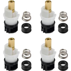 RP25513 Faucet Stem Replacement for Delta two handle Faucet Repair Kit Includes RP24096 Cartridge RP4993 Seat and Spring RP24097 Turn stop1/4, 4 pack