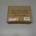 Aignis Flickering Flameless Candles Battery Operated Candles LED Candles with Remote Timer for Home/Wedding/Birthday/Holiday Decor, Grey 3D Flame Set of 3 (D3 xH4 5" 6")