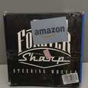 ForeverSharp Black Steering Wheel 14 Inch Aluminum with Chevy Installation Adapter and Horn