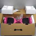 Hover-1 Blast Electric Self Balancing Hoverboard with 6.5 Tires, Dual 160W Motors, 7 mph Max Speed, and 3 Miles Max Range Electric Hoverboard (Pink)