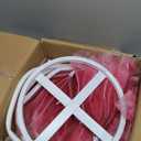 Giant Flowers for Decoration with Stand,Floor Standing Oversized Large Organza Flowers Decor,Giant Artificial Flowers for Wedding Decorations,Shop Window Display,Banquet,Garden Party(red)