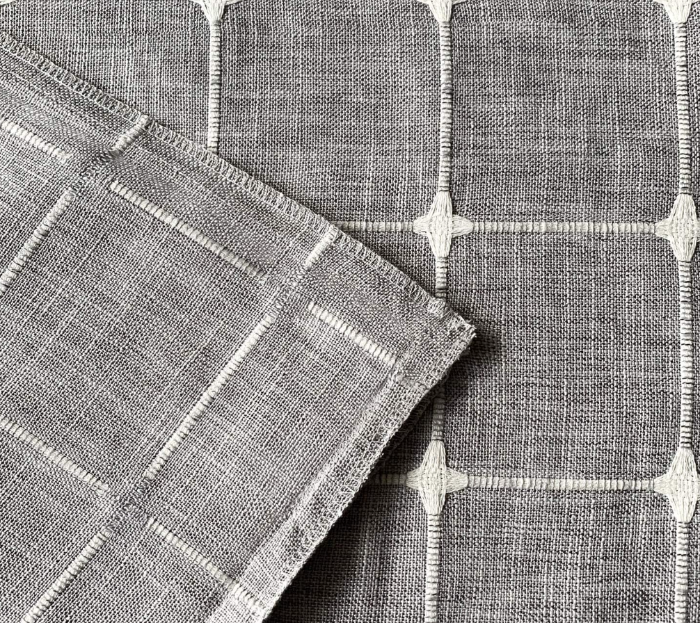 Window Pane Napkin Sets, set of 6 19X19 IN