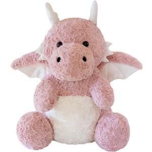SUSULF Little Flying Dragon - Cute Stuffed Animal Plush Toy - Adorable Soft Dragons Toy Plushies and Gifts - Perfect Present for Kids (Pink,7.87in/20cm)