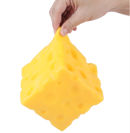 Squeeze Cheese, Squishy Stress Toy, Children Ages 3+