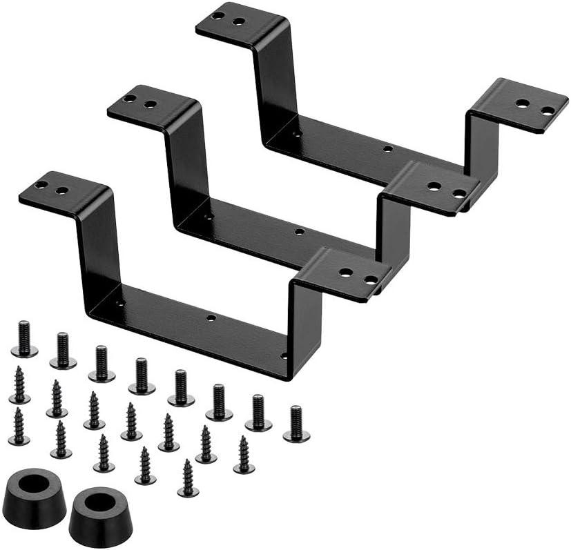 Under Desk Keyboard Tray Track Elevation Kit for 30" x 24" Desk - Easily Install Undermount Tray for Maximum Comfort and Better Posture Even with Desk Underside Bars