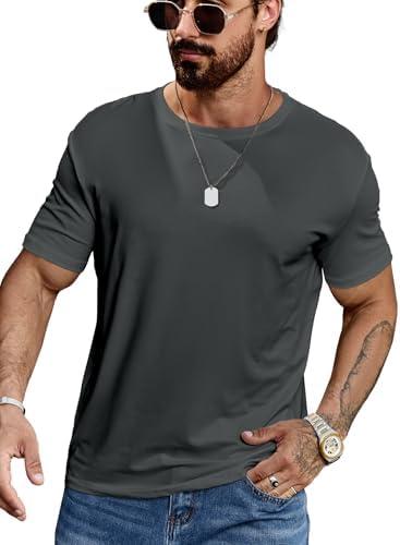Men's T-Shirt for Men, Cotton Crew Neck T-Shirt, Casual Summer Tee Tops XL
