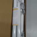 Closet Rods for Hanging Clothes, 17 to 84 Inch Heavy Duty Stepless Adjustable Closet Hanging Rod, 1.3 Inch Diameter Metal Closet Rod for Wardrobes Laundry Bedroom RV, White