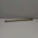 Ivilon Tension Curtain Rod - Spring Tension Rod for Windows or Shower, 24 to 36 Inch. Warm Gold