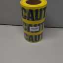 Premium Yellow Caution Tape Roll, 3 inch x 1000 feet, Ideal Use for Danger/Hazardous Areas/Crime Scene Halloween Party Decorations (3-Pack)