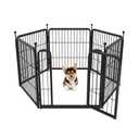 FXW Rollick Dog Playpen for Yard, RV Camping, 24 inch 6 Panels for Small and Puppy Dogs│Patented