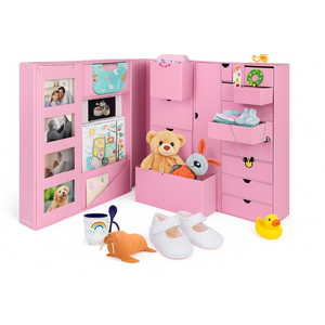 Baby Keepsake Box - Baby Memory Box - Baby Boy Girl Keepsake Box Tins Memory Box Pregnancy Baby Bubbs Storage Box Baby First Year Box Library Baby All-in-One Organizer 19.5"