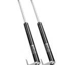 13 Inch 22.5Lbs 100N Gas Struts for TV & Kitchen Cabinet Door, Toolbox Toy Box Storage Cabinet Trash Bin Lid Boat Hatch Truck Cap Windows, DIY Gas Lift Shocks Kit with L Mount Brackets, 2 Pcs by IAQWE