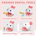 2 x Easter Gifts for Kids - 31 Pcs Dentist Kit for Kids 3-5 Pretend Play Kit Toys for Role Play Pretend Playset Kit for Toddlers - Easter Basket Stuffers for Children