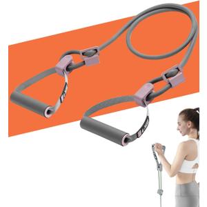 Resistance Bands with Handles, Provides 8-32 LBS (4-16 KG) of Adjustable Exercise Bands for Physical Therapy, Working Out, Rubber Stretch Bands for Exercise, Workout Bands Resistance for Women Men