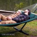 SUNCREAT Hammocks Replacement Hammock for Stand, 475 lbs Capacity, Two Person Patio Hammock for Outside, Dark Green