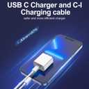 iPhone Charger Fast Charging 2 Pack Type C Wall Charger Block with 2 Pack [6FT&10FT] Long USB C to Lightning Cable for iPhone 14/13/12/12 Pro Max/11/Xs Max/XR/X,AirPods Pro