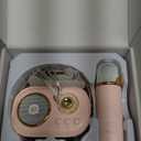 Mini Karaoke Machine for Kids&Adults,Portable Bluetooth Speaker with Wireless Microphones and Stereo Sound Enhanced Bass,Gifts for Girl 6 7 8 9 10 11 12 Years Old (Pink)