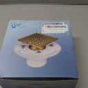 Uni-Green Champagne Bronze Shower Drain 4-1/4 Inch - Square Gold Shower Drain Kit with ABS Flange for 2" or 3" Pipe - Low Profile 304 Stainless Steel Shower Floor Drain Kit with Hair Carcher