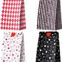 ysmile 24 Pack Valentine Treat Bag for Kids Classroom, Small Heart Goodie Anniversary Bag Bulk 9"