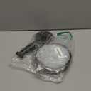 OVENTE Wall Mounted Lighted Makeup Mirror, 7" Double Sided 1X/7X Magnifying Vanity Mirror for Bathroom with LED Lights, Cordless, 360 Rotation and 13" Extendable Arm, Antique Bronze MFW70ABZ1X7X