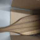 FillTouch 24 Inch Large Wooden Spoon for Cooking, Acacia Natural Wood Corner Spoon with Long Handle, Versatile Wood Spoons for Stirring, Flipping, Serving, Scraping