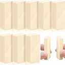 Copkim 16 Pcs Outdoor Curtain Weights Heavy Outdoor Waterproof Curtain Magnets Flag Weight Magnetic Weight for Home Decor Shower Outside Curtains Tablecloth Flag Tablecloth to Stop Wind (Beige)