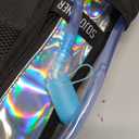 Sojourner Hydration Pack, Hydration Backpack - Water Backpack with 2l Hydration Bladder, Festival Essential - Rave Hydration Pack Hydropack Hydro for Hiking, Running, Biking, Festival Gear (Holographic - Silver)