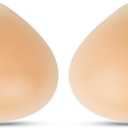 Silicone Breast Forms,Mastectomy Prosthesis Concave Bra Inserts Enhancer Fake Breast for Crossdresser Swimming Suit(1 Pair)