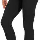 High Waisted Leggings for Women - No See Through Tummy Control Cycling Workout Yoga Pants with Pockets Reg & Plus (3X-Large, Black)