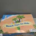 30PCS Beach Toys for Kids Ages 3-10, All-in-One Sand Toys Set with 2 Collapsible Buckets, Shovels, Trucks & Molds, Keep Kids Busy for Hours - Easy to Carry for Beach Travel Sandbox Play