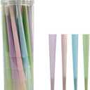 Cones Paper Straws 100 Pack Paper straws made of natural and environmentally friendly materials (Colorful)