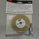 3M Stripe Off Wheel Adhesive Remover Eraser Wheel Removes Decals, Stripes, Vinyl, Tapes and Graphics 4” diameter x 5/8” thick 3/8-16 threaded mandrel 07498 Pack of 1