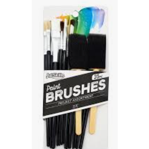 ArtSkills Paint Brush Set, Assorted Brushes, 25 Pieces, (PA-2585)