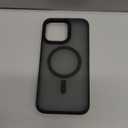 TORRAS Magnetic for iPhone 15 Pro Max Case Compatible with MagSafe, MIL-STD-810G Military Grade, Slim Translucent Phone Case iPhone 15 Pro Max Shockproof Anti-Scratch 6.7", Matte Black