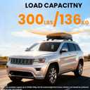 300lbs Roof Rack Cross Bars Compatible with Jeep Grand Cherokee 2011-2021 with Factory Grooved Side Rails, Aluminum Lockable Roof Rails Crossbar for Rooftop Cargo Carrier Luggage Kayak Canoe