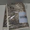 Washable Entryway Small Area Rugs: Door Mat Indoor Entrance 2x3 Boho Rug Stain Resistant Non-Slip Rubber Backing Soft Carpet for Kitchen Front Door Indoor Entrance Entry Bedroom Kids Room (Brown and Grey)