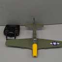 VOLANTEXRC Brushless 4CH RC Plane P51D Mustang 500mm Remote Control Airplane Fighter RTF with 6-Axis Gyro, 3 Modes & Aerobatics, 2.4GHz Radio Controlled Aircraft for Beginners, Boys & Adults