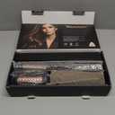 VAGARY 3 in 1 Thermal Brush Set, Heated Round for Blowout Look, Dual Voltage Curling Iron Brush, Ceramic Tourmaline, 3 Detachable Combs, 5 Temperature Settings