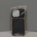 TENDLIN Compatible with iPhone 16 Pro Phone Case Wood Grain with Carbon Fiber Texture Design Leather Hybrid Slim Case (Black)