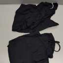 WiWi Men's Pajama Sets Viscose from Bamboo Sleepwear Short Sleeve Top and Pants Pjs Sets with Pockets Drawstring  Black, Small